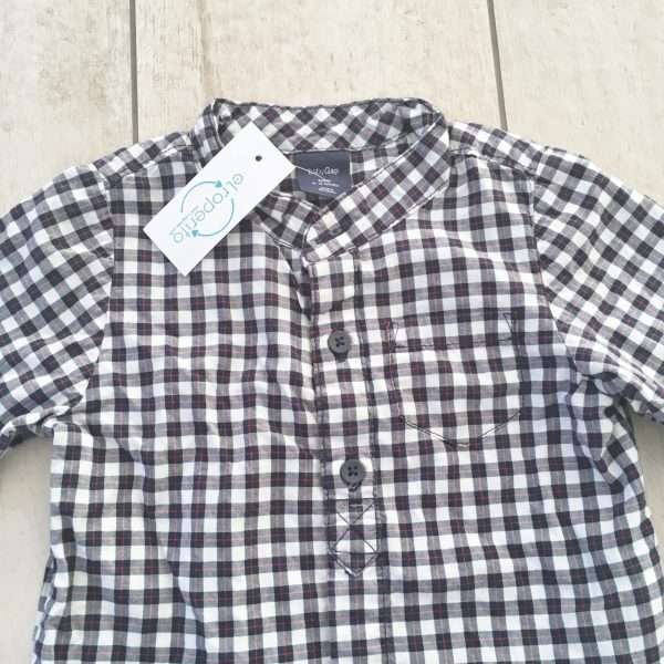 Camisa Cuadrille Cuello Mao Gap - Imagen 2