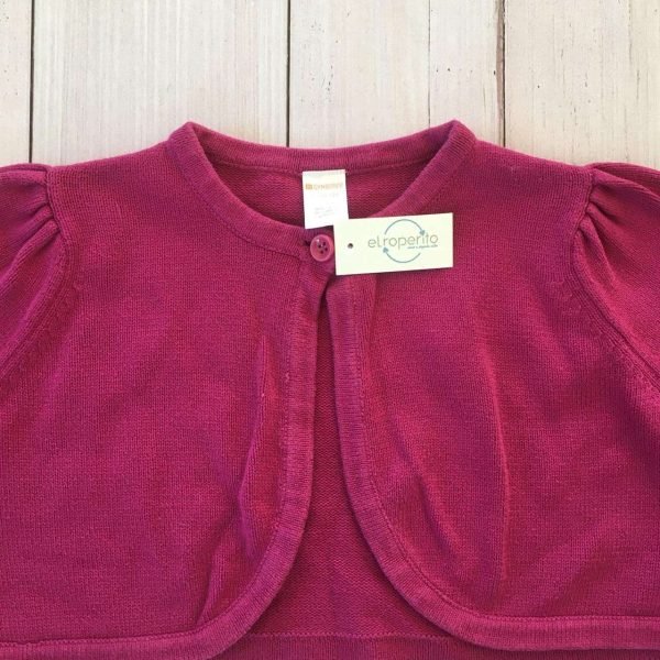 Cardigan Cortito Purpura GYMBOREE - Imagen 2