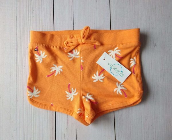 Short naranja con palmeras TOMMY HILFIGHER