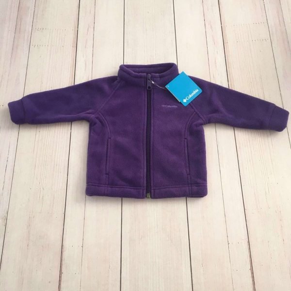 Cardigan Polar Grueso Violeta COLUMBIA - NUEVO CON ETIQUETA!