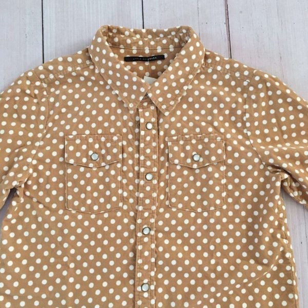 Camisa beige con lunares Akiabara - Imagen 2