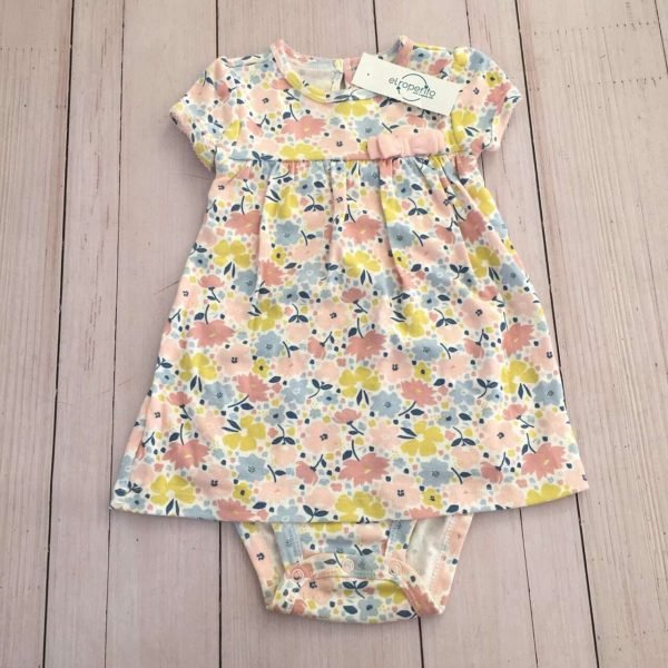 Set Vestido Floreado + Saquito Rosa CARTERS - Imagen 2