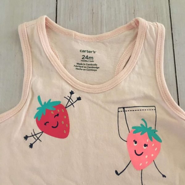 MUSCULOSA ROSA FRUTILLAS CARTERS - Imagen 2