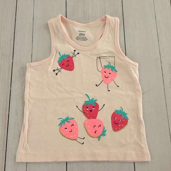 MUSCULOSA ROSA FRUTILLAS CARTERS