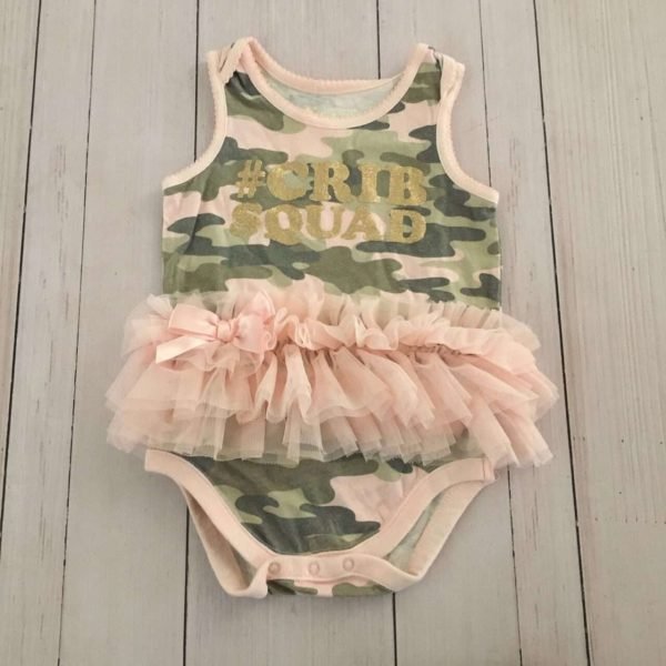 BODY ROSA CAMUFLADO TUTU TULL PLACE