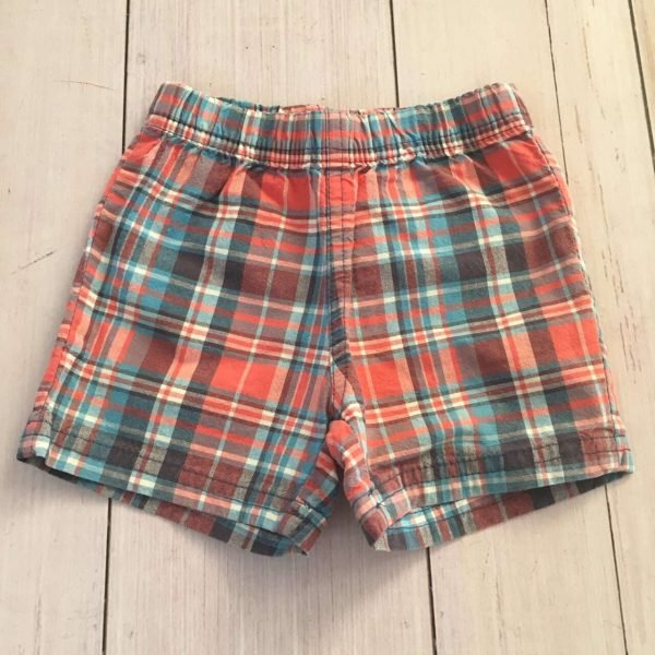 SHORT ESCOCES ROJO/AZUL CARTERS