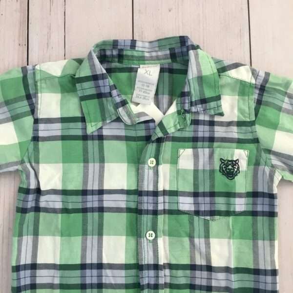 Camisa escosesa verde/bca Cheeky - Imagen 2