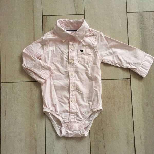 Body Camisa Rosa CARTERS