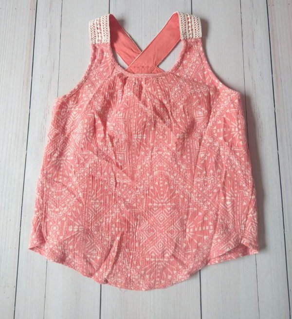 Musculosa con breteles con puntilla, ABERCROMBIE