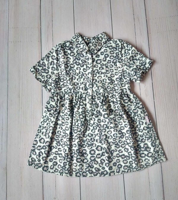 Vestido tipo camisero animal print, CHEEKY