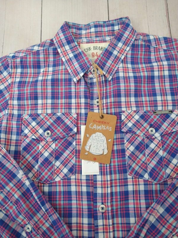 Camisa m/l cuadrille nueva con etiqueta CHEEKY - Imagen 2