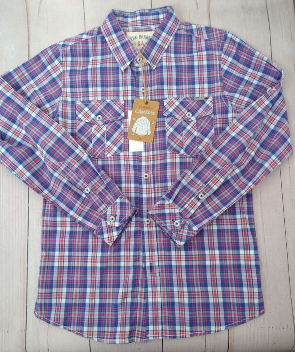 Camisa m/l cuadrille nueva con etiqueta CHEEKY