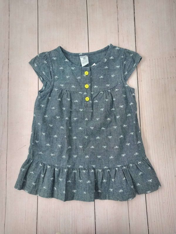 Blusa denim con botones CARTERS