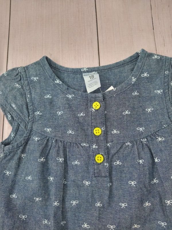 Blusa denim con botones CARTERS - Imagen 2