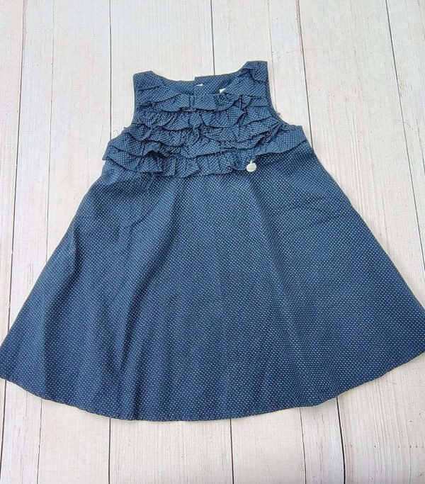 Vestido azul con lunares OLD BUNCH